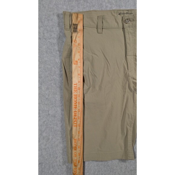 Eddie Bauer Men Shorts Size 36 Travex Nylon Chino‎ Performance 9" Inseam Outdoor - Picture 13 of 14